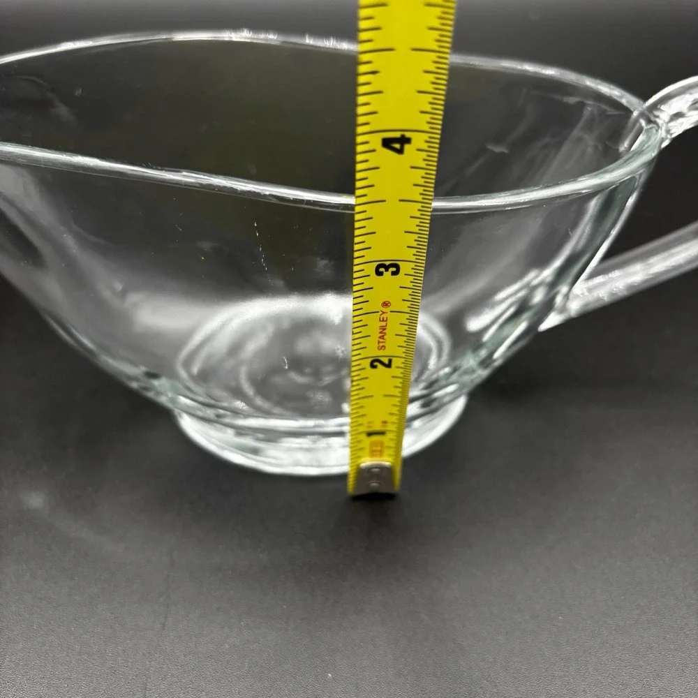 Anchor Hocking Clear Glass‎ Gravy Boat